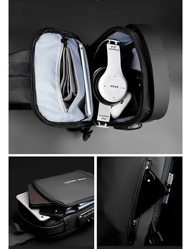 Bolso Antirrobo con carga USB y bloqueo de seguridad