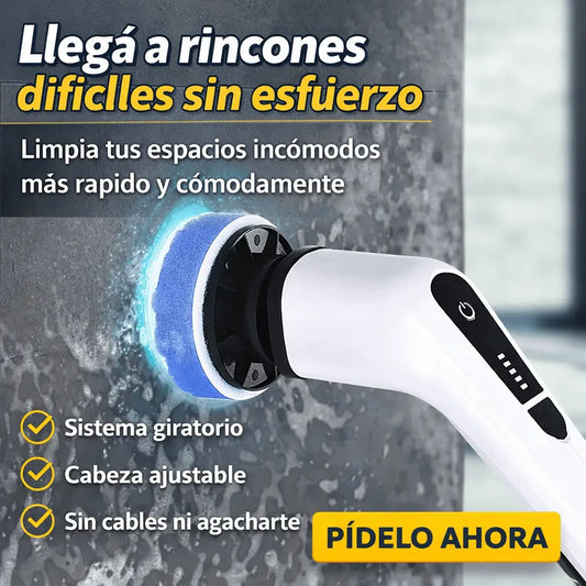 Cepillo Eléctrico Telescópico 7 en 1