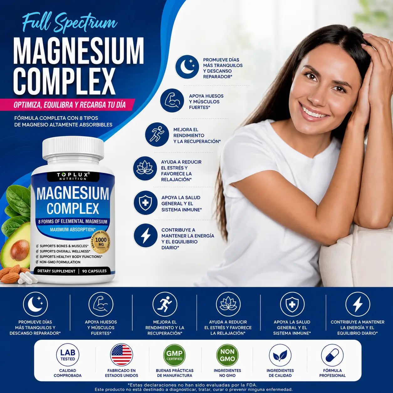 Magnesio Complex 8 en 1 - Tu aliado diario