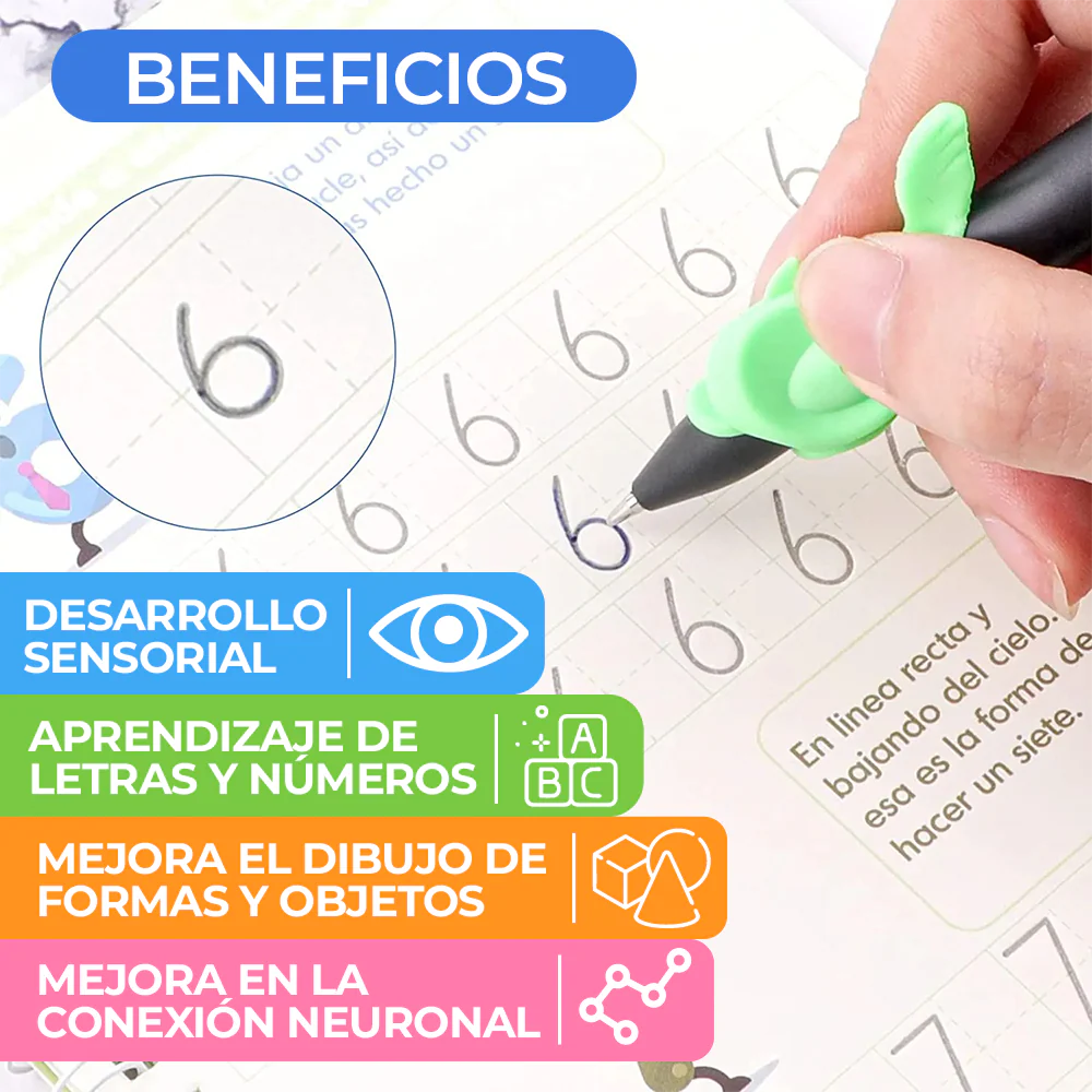 Set Cuaderno Magic Caligrafía Montessori